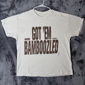 Cactus Jack By Travis Scott Got EM Bamboozled Short Sleeve T-Shirt Size Large